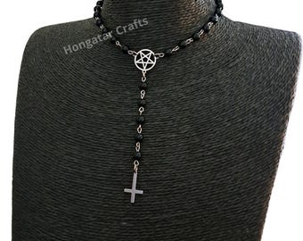 Rosario Gargantilla, Cruz Invertida y Pentagrama
