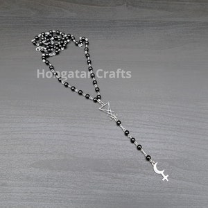 Lucifer and Lilith Rosary, Black