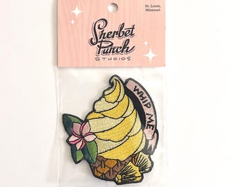 Whip Me Embroidered Patch