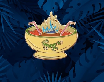 Yellow Scorpion Bowl pin