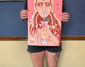 Vampire’s Fang cocktail poster