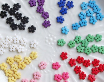 6mm Super Tiny Multi Color Buttons for Doll Clothes, Micro Mini Buttons, Perfect for Doll Sewing Projects