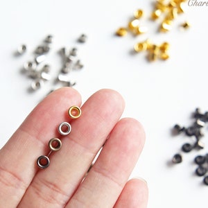 2.5mm (inner diameter) Tiny Eyelets, in 4 Colors, Craft Supplies, 20PCS