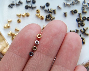 1mm( inner diameter ) The Smallest Eyelet, in 4 Colors, for Doll Clothes and Shoes Making, Mini Craft Supply, 20PC