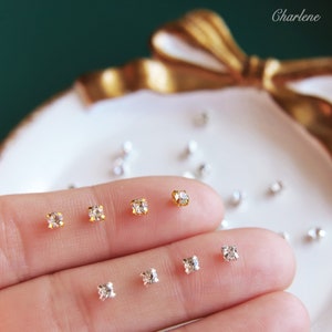 3mm/0.12" Super Tiny Sew On Glass Rhinestones, in Gold and Silver Color, Doll Sewing Craft Supplies