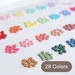 4mm Super Tiny Polyester Matte Finish Round Buttons, in 28 Colors, Micro Mini Buttons, Perfect for Barbie BJD Blythe Imda Doll Clothes 