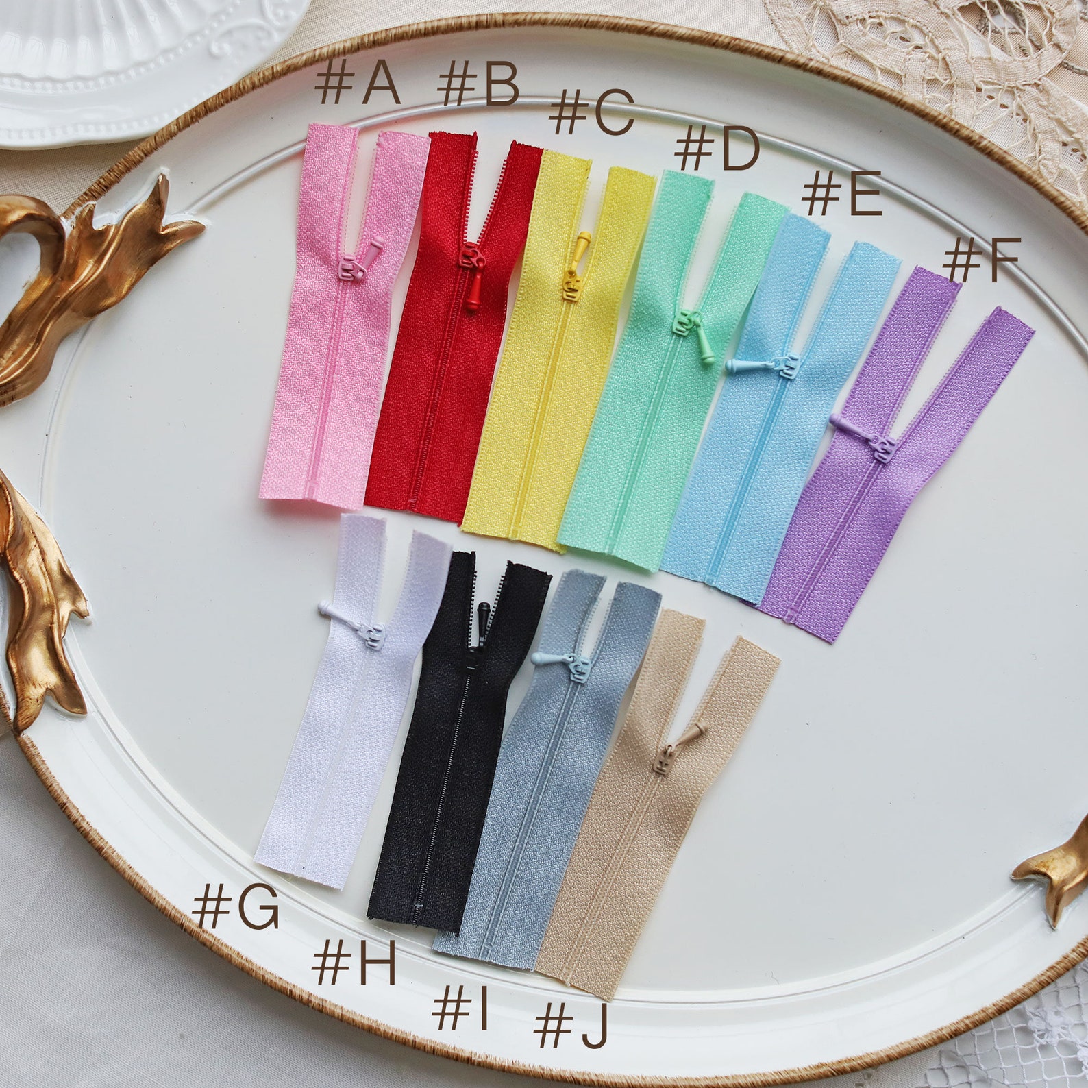 8cm/3.1 Tiny Multi color zippers for doll clothes Micro Etsy