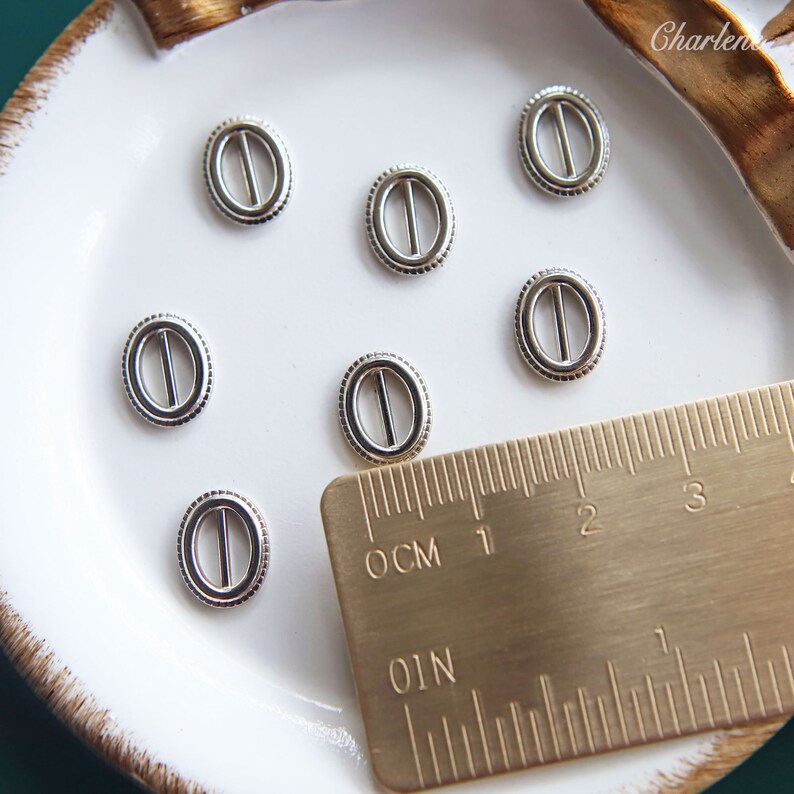 5 PCS 7mm Inner diameter Tiny Oval Buckles in 2 Colors Etsy