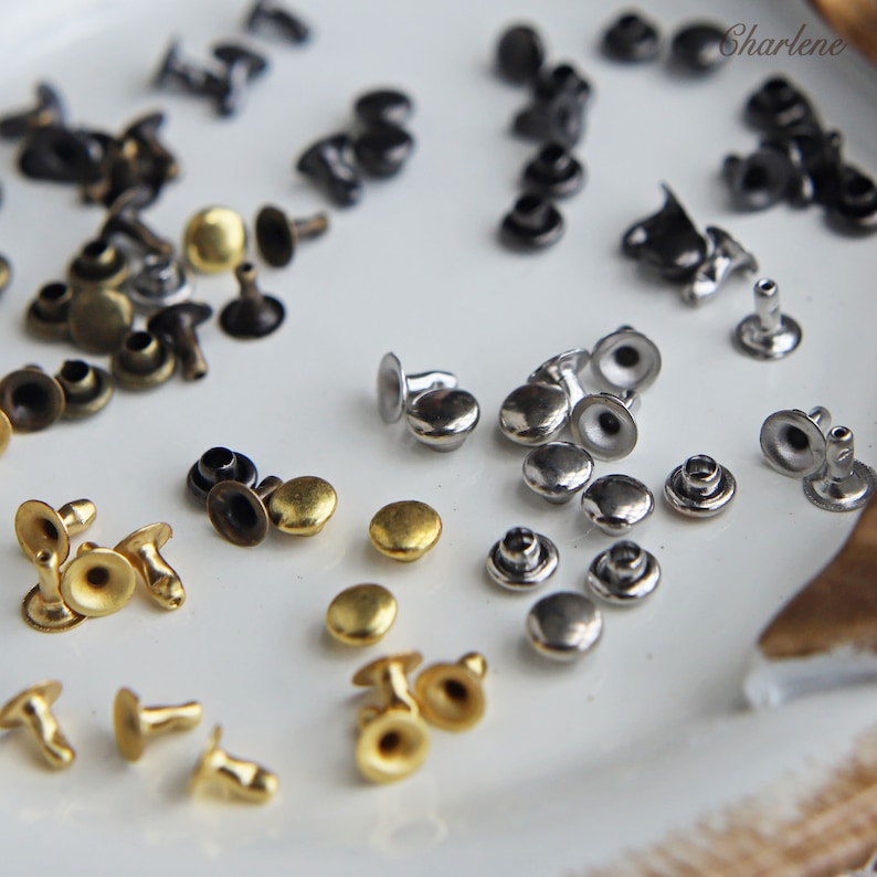 4mm Mini Rivet Studs in 4 Colors for Doll Clothes Sewing Etsy