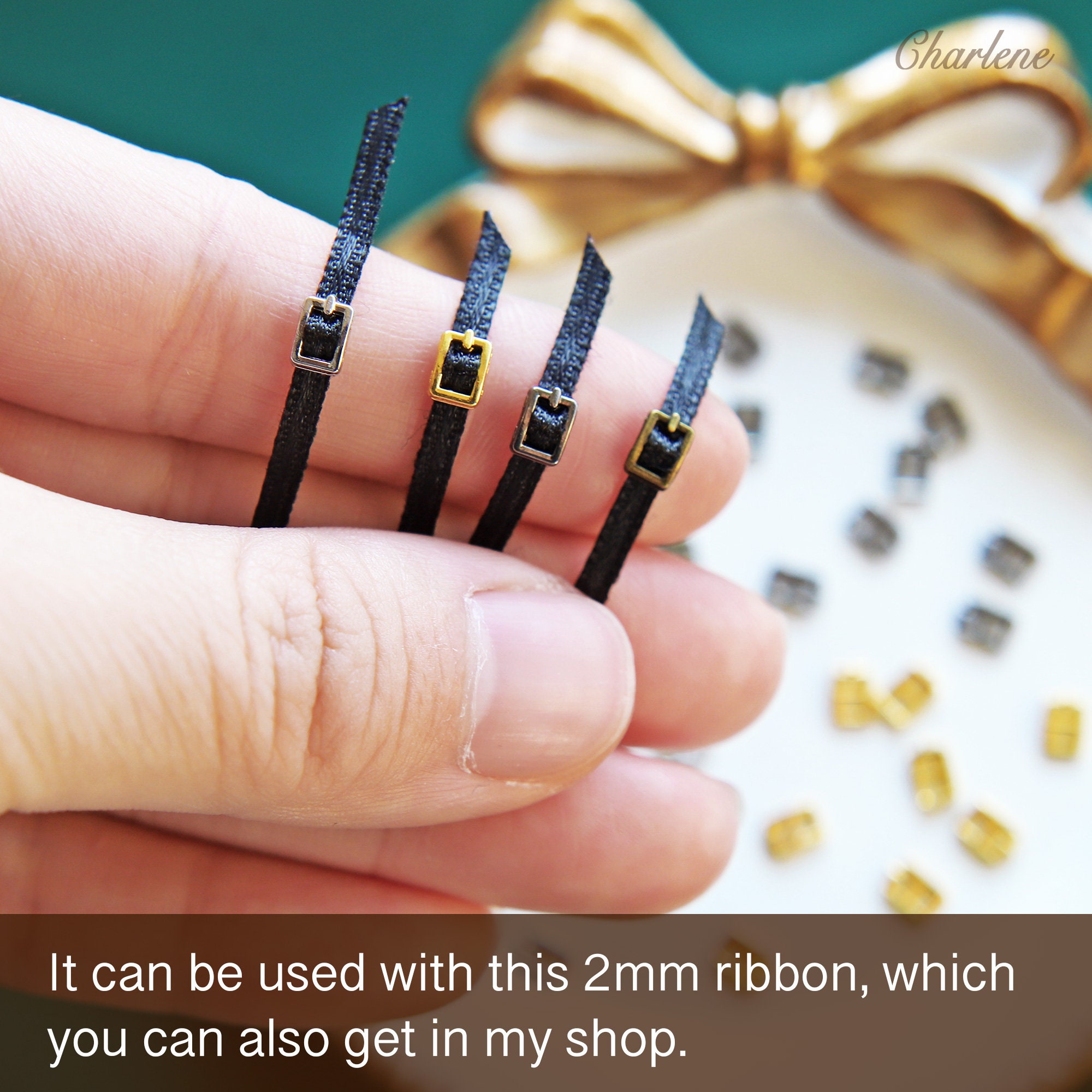 10 PCS 2mm inner Diameter Super Tiny Buckles in 4 Colors Etsy