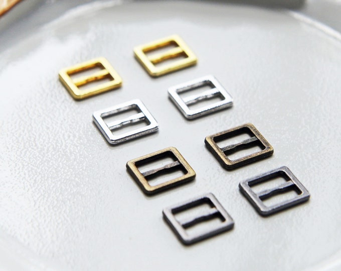 5 PCS 5.5mm inner Diameter Tiny Buckles in 4 Colors Etsy