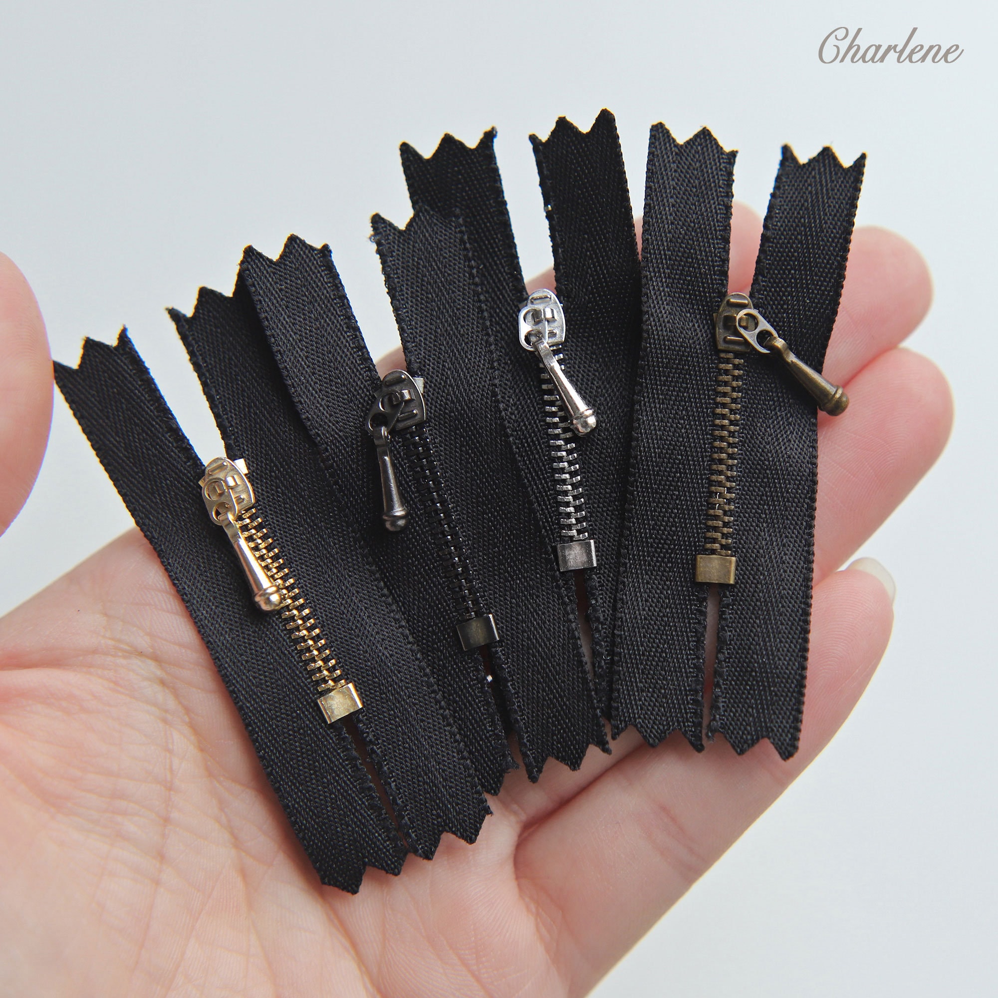 Fake Zipper Iron-on Patch, Clothes Patches, False Zipper Decorative Patches  