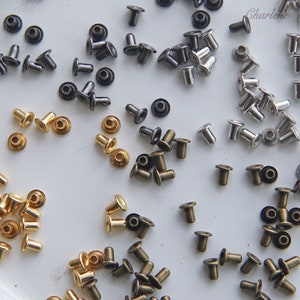 1mm inner diameter The Smallest Eyelet, in 4 Colors, for Doll Clothes and Shoes Making, Mini Craft Supply, 20PC image 2
