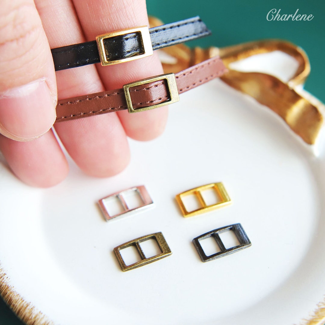 5 PCS 5mm inner Diameter Tiny Buckles, in 4 Colors, Perfect for Doll ...