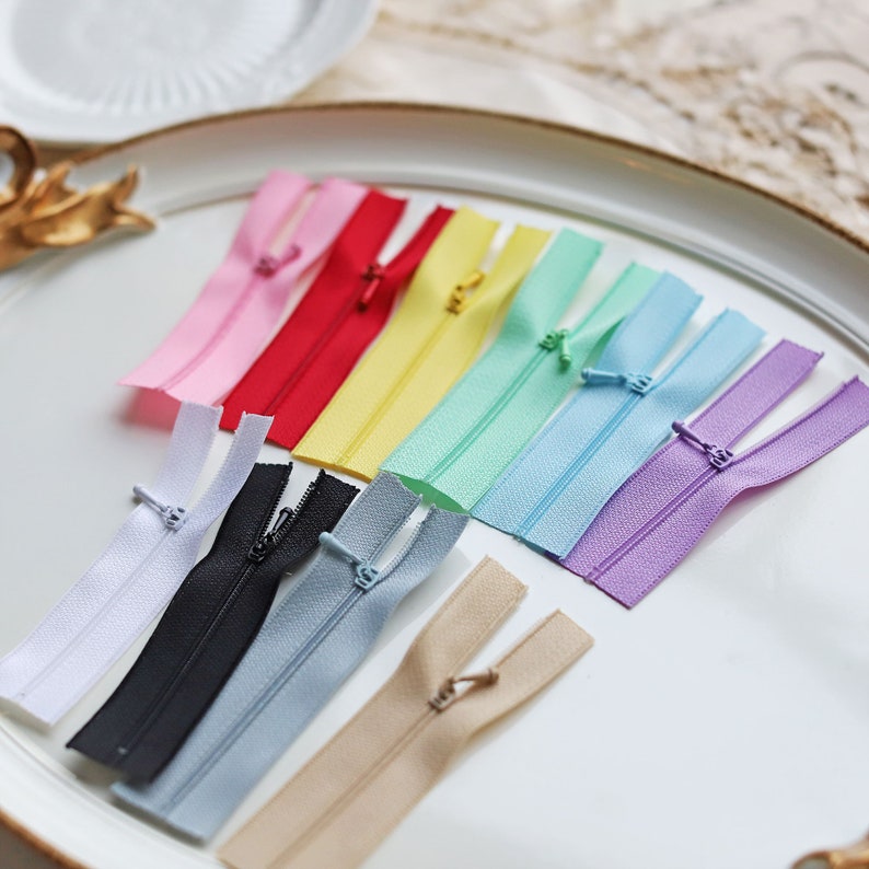 8cm/3.1 Tiny Multi color zippers for doll clothes Micro Etsy