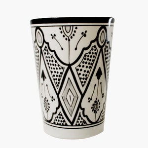 Utensil Holder, Ceramic Utensil Holder, Kitchen Utensil Holder, Moroccan Vase, Utensil Crock, Moroccan Utensils, Spoon Holder, Housewarming image 3