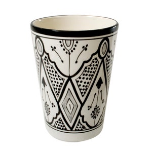 Utensil Holder, Ceramic Utensil Holder, Kitchen Utensil Holder, Moroccan Vase, Utensil Crock, Moroccan Utensils, Spoon Holder, Housewarming image 4