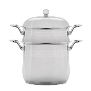 Moroccan Stainless Steel Couscoussier, Moroccan Couscoussier, Moroccan Cooking, Stainless Steel Pot, 8.4-qt.