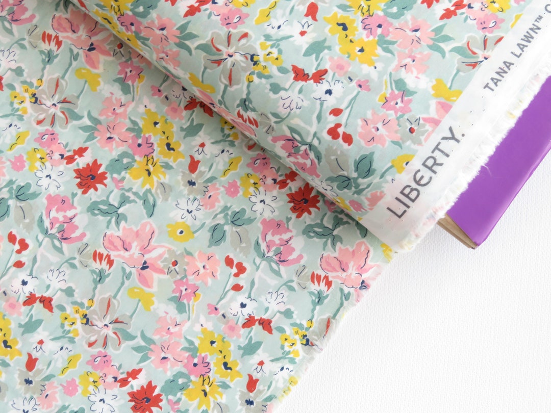 Liberty Fabrics Tana Lawn® - California Bloom - Colorway A - 03632011A ...