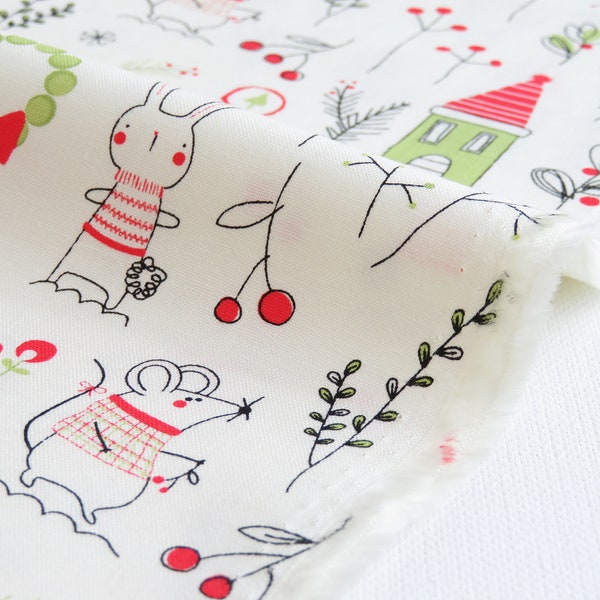 Merry Little Christmas Main Cream by Sandy Gervais from Riley Blake Design | C9640-CREAM