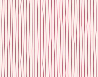 1/2 yard Tilda Basic Classics Pen Stripe in pink | TIL130031