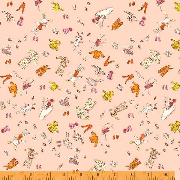 Doll Clothes Pink from Lucky Rabbit Collection by Heather Ross for Windham Fabrics | 53243-7