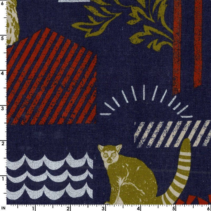 1/2 Yard KOKKA Echino Cotton Linen Canvas Habitat 96700-702