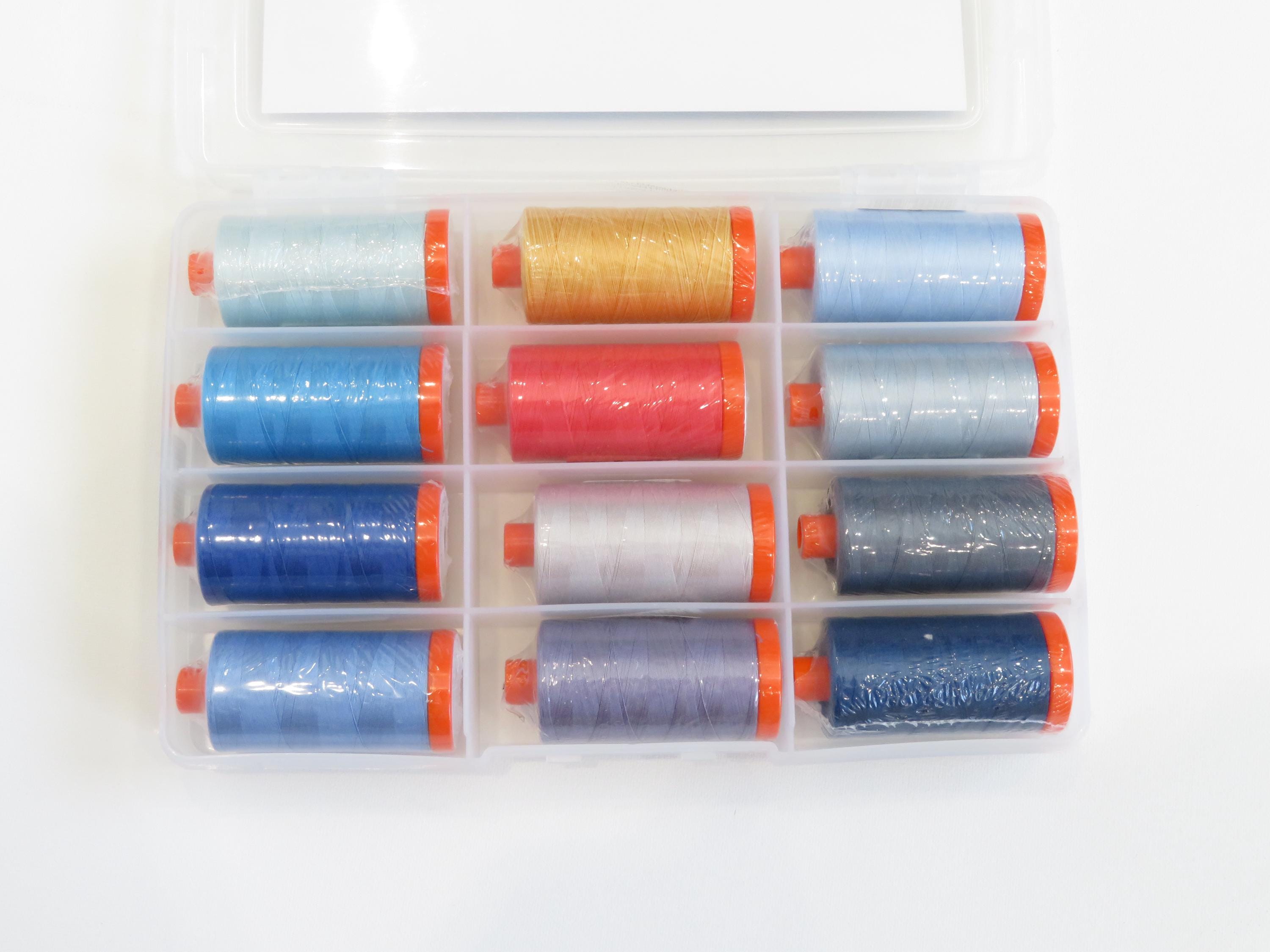 Aurifil Jennifer Sampou Sky Thread Collection 50wt 12 Large Cotton ...