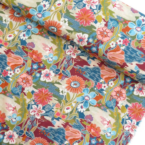 Liberty Fabrics Tana Lawn® SS21 Sunshine Meadow Colorway - Etsy
