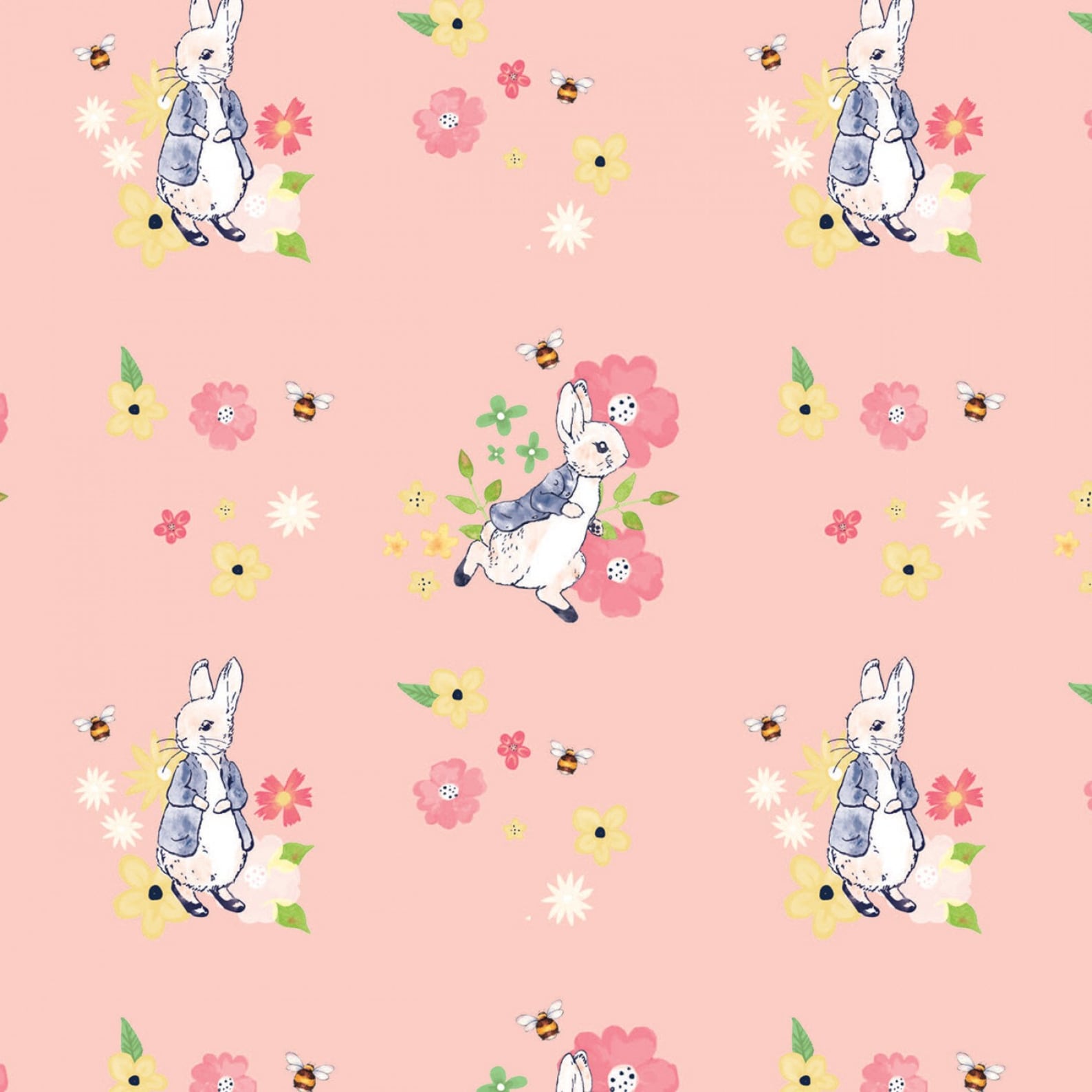 Peter Rabbit Floral Bee From Flowers and Dreams Collection by - Etsy