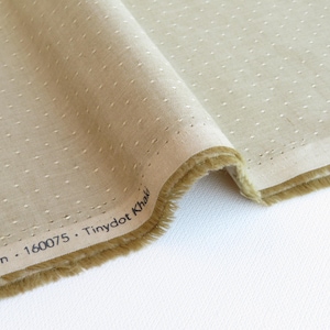 Tinydot Khaki from Creating Memories Woven Collection by Tone Finnanger Tilda Fabric | TIL160075