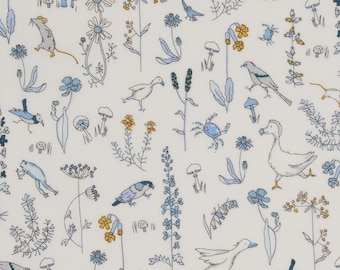 Liberty Fabrics Tana Lawn®  - Theo - Colorway F-CC - 03638030F-CC Blue