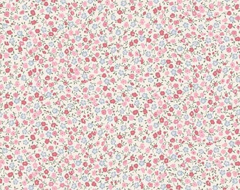 Petite Fleur de Makower Reino Unido Ditzy Pink / MU-185-P