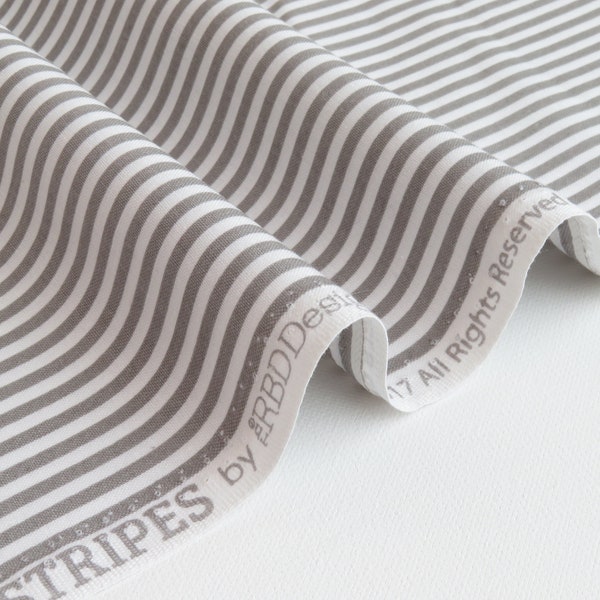 1/8" Stripe Gray by Riley Blake Designs Collection | C495-GRAY