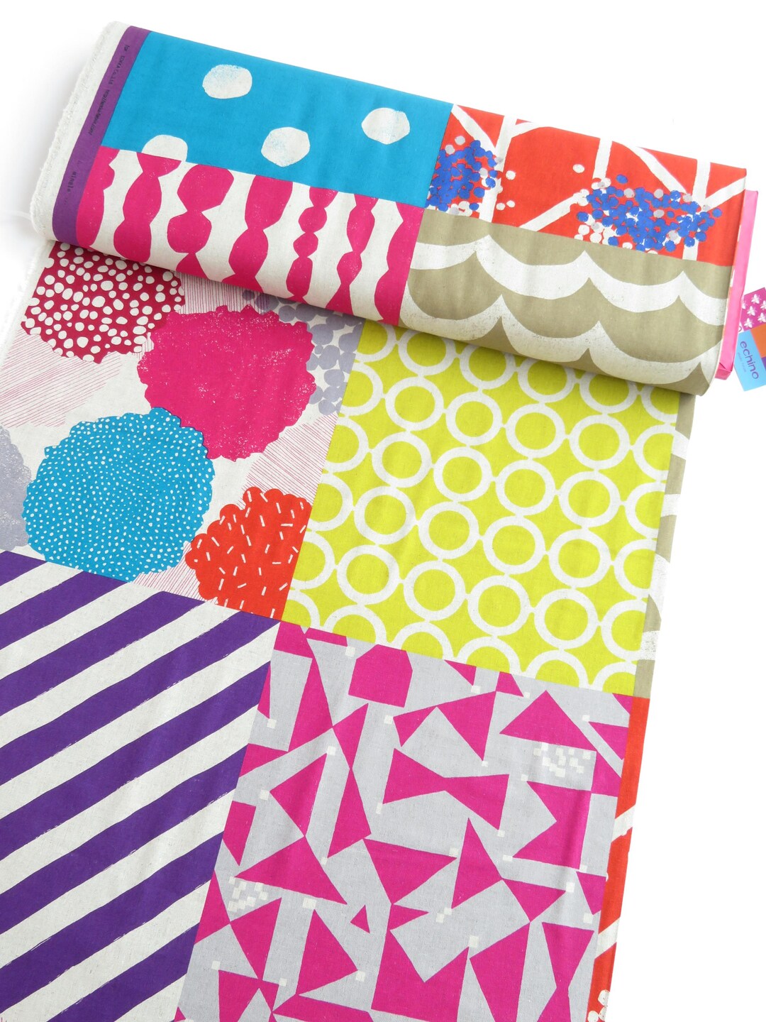 1/2 Yard KOKKA Echino Canvas | Mingle by Etsuko Furuya | EKX-98000