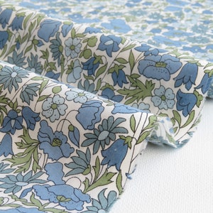 Liberty Fabrics Tana Lawn® - Poppy and Daisy - Colorway B - 036300106B - 40th Anniversary