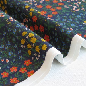 Wildwood Garden in Navy from Camont Collection by Rifle Paper Co. | Cotton + Steel Fabric | RP705-NA1