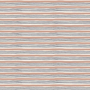 Wallflower Painterly Stripes by Hope Johnson | Cotton + Steel | HJ304-FR2 French Rose