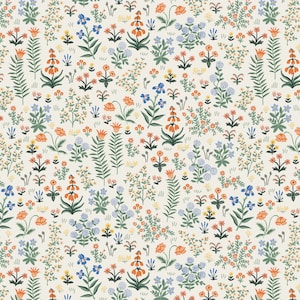 Menagerie Garden in Cream from Camont Collection by Rifle Paper Co. | Cotton + Steel Fabric | RP701-CR2