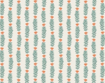 Rifle Paper Co. Camont Eden Red - Cotton + Steel - PER QUARTER METRE Rifle Paper Co. Camont Eden Red - Cotton + Steel - PER QUARTER METRE