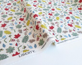 Liberty Fabrics - Woodland Walk Hillside Adventure Woodland Forage B | 016668121B