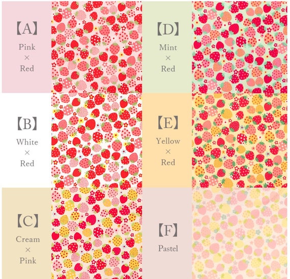 1/2 Yard Yuwa Atsuko Matsuyama Japan | Fancy Berry | AT829719
