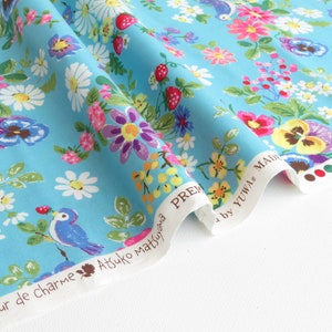 1/2 yard Yuwa Atsuko Matsuyama Japan | Fleur de Charm Paradise | AT826535