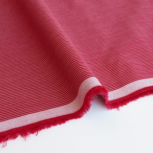 Tinystripe Red from Creating Memories Woven Collection by Tone Finnanger Tilda Fabric | TIL160084