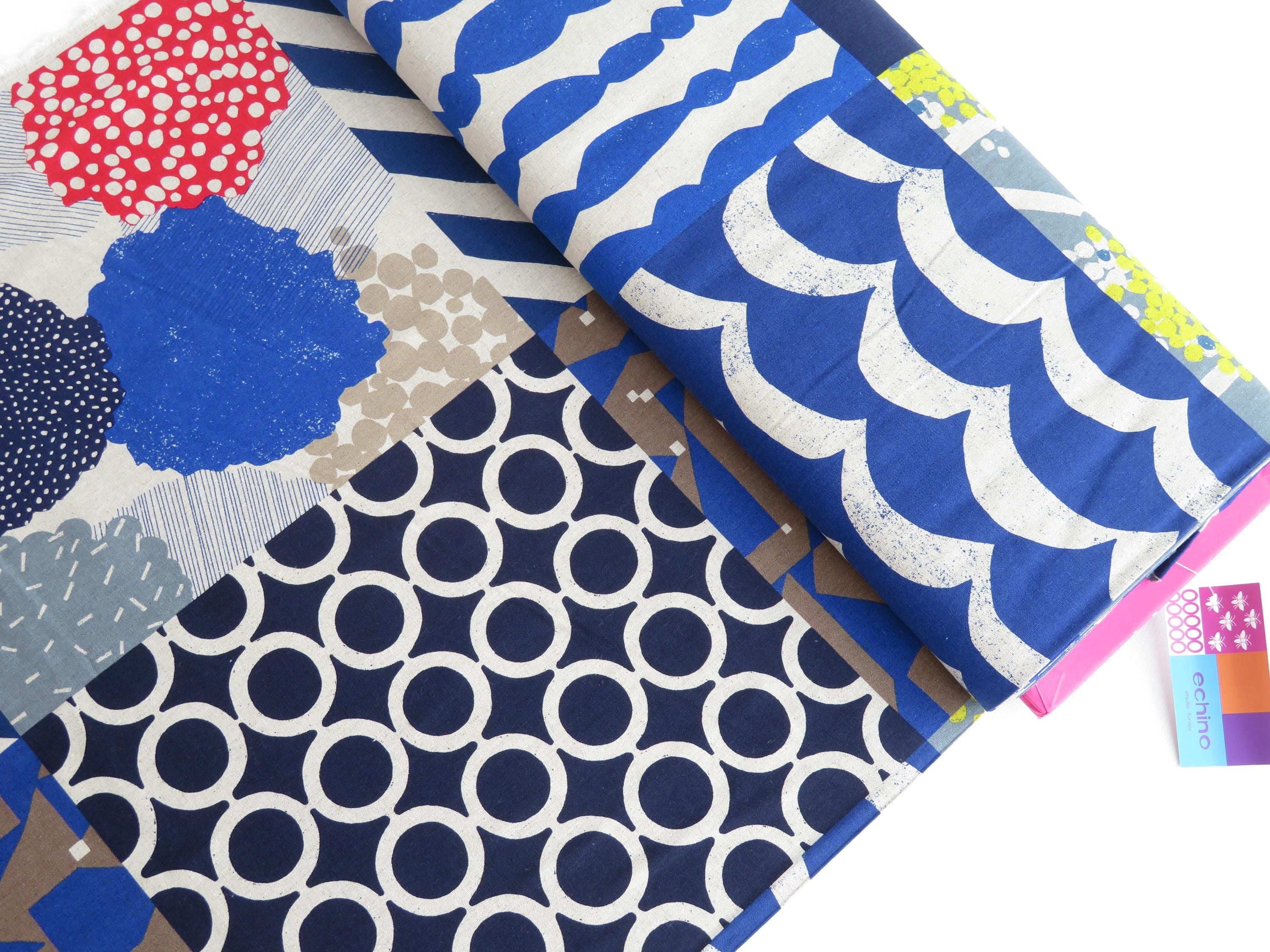1/2 Yard KOKKA Echino Canvas | Mingle by Etsuko Furuya | EKX