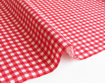 Estampado floral de cuadros rojos para picnic de My Mind's Eye para Riley Blake Designs / C14614-RED