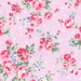 Lecien Japan Princess Rose Spring 2017 Collection | Hot Pink Floral with White Dots on Pink | # 31556-20
