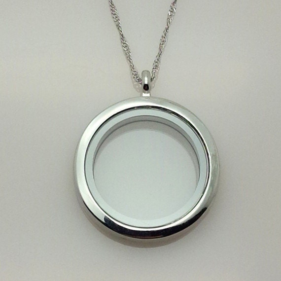 5pcs Silver Floating Charms Glass Crystal Round Locket Bracelets Free Shipping