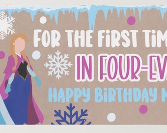 Frozen Birthday Banner
