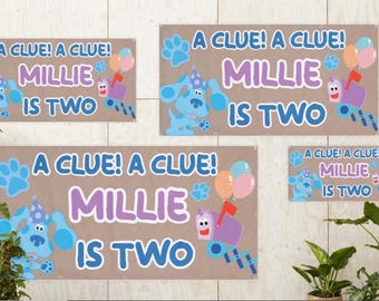 Blue's Clues Birthday Banner